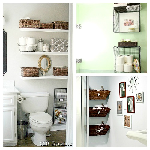 20 Brilliant Small Bathroom Storage Ideas