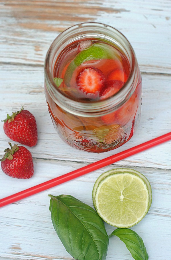 Refreshing Strawberry Lime Basil Infused Water A Cultivated Nest