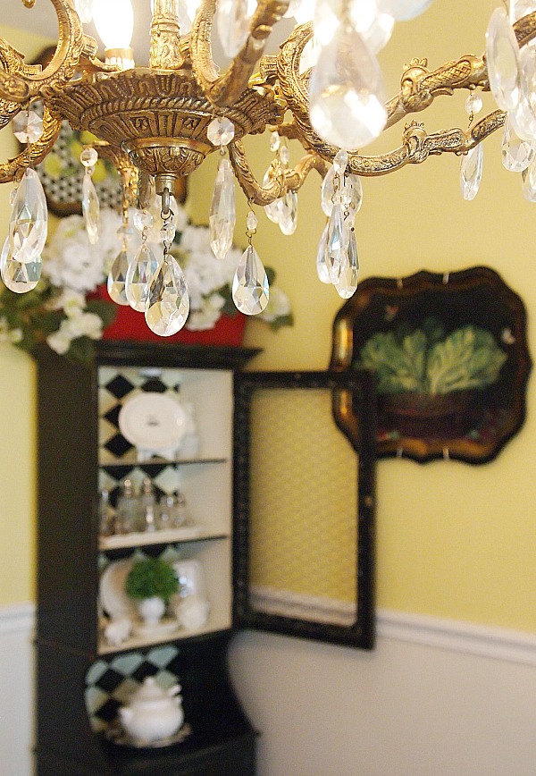 vintage brass chandelier