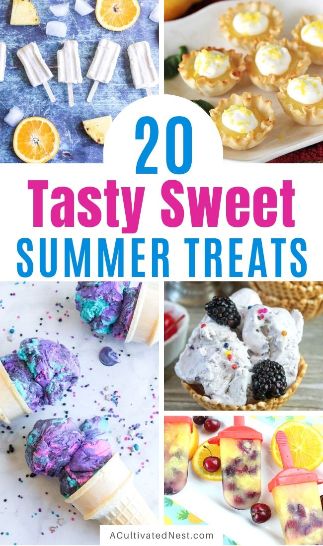 20 Yummy Sweet Summer Treats- A Cultivated Nest