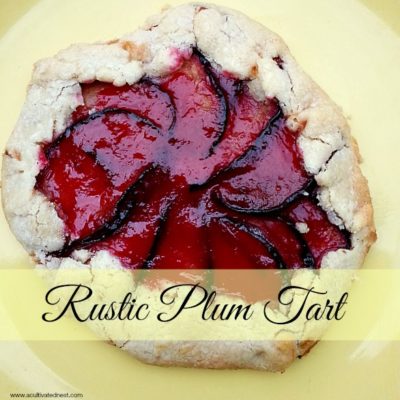 How to make a delicious rustic plum tart from scratch!