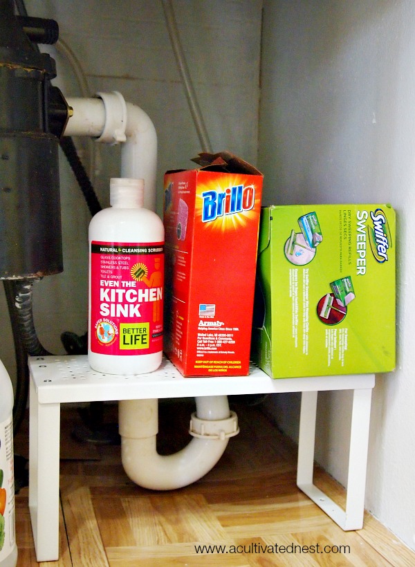 How To Maximize Storage Under The Kitchen Sink – Come Home For Comfort