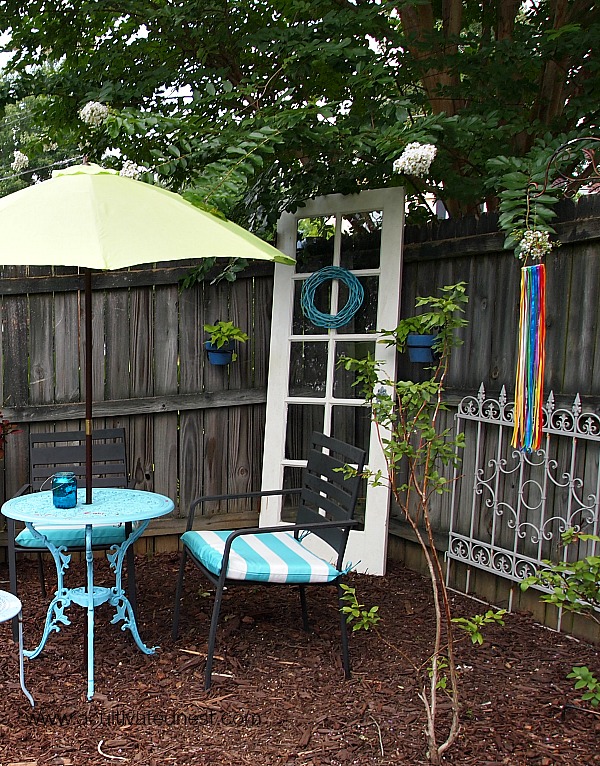 New Seating Area In The Veggie Garden - A Cultivated Nest