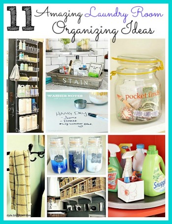Organize Your Home: 11 Laundry Room Organization Ideas- What better way to start the new year than with an organized home? Check out these 20 articles to help organize your home for the new year! | organizing tips, organize your home in a weekend, organize, #organizing #homeOrganization #ACultivatedNest