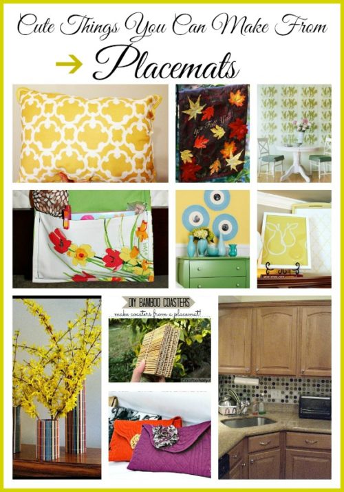 Repurpose placemats