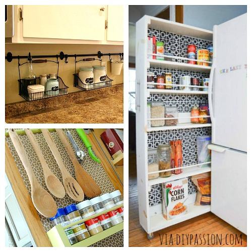 Small Kitchen DIY Organization Ideas - Cool Ideas for Small Kitchens