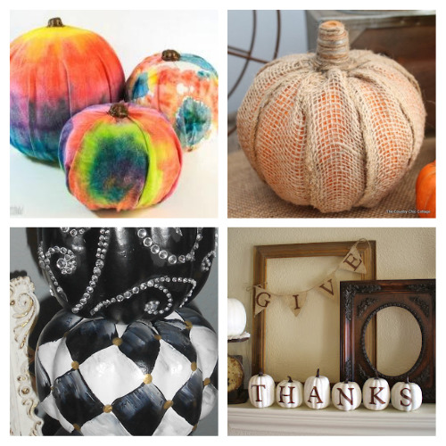 16 Dollar Store Pumpkin DIY Projects- Foam pumpkins from the dollar store are the perfect accessory to makeover on a budget! Use them in these fall dollar store pumpkin crafts! | #crafts #diyProjects #fallDIY #pumpkinDIY #ACultivatedNest