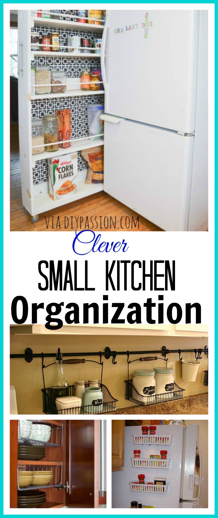 Storage Tricks for a Tiny Kitchen - Small Kitchen Organization