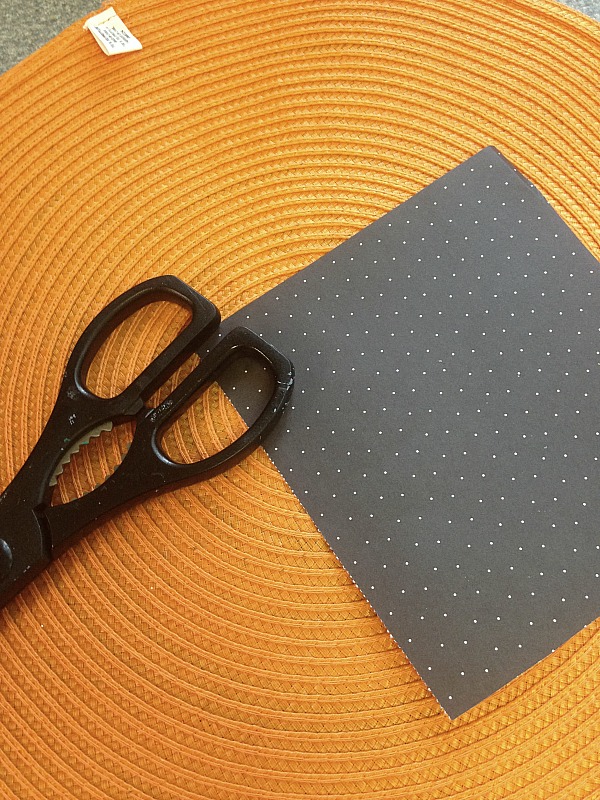 supplies needed for placemat pumpkin