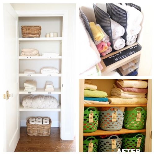 Linen Closet Organization - How to organize your linen closet