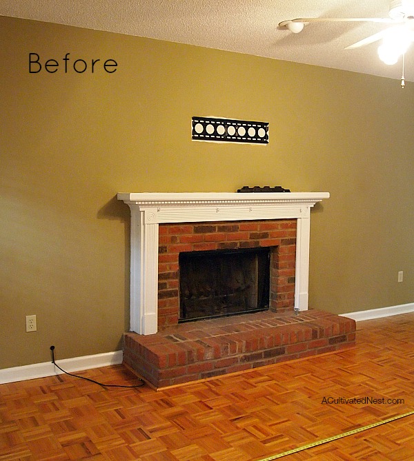 living room wall color before painting