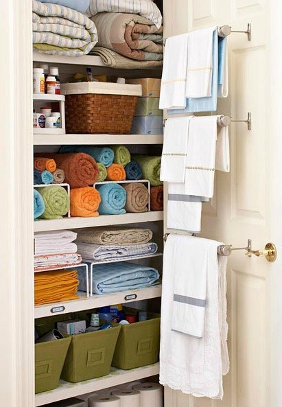 Simple Bathroom Closet Organization Ideas