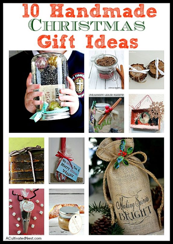 10 Inexpensive Handmade Christmas Gifts - A Cultivated Nest