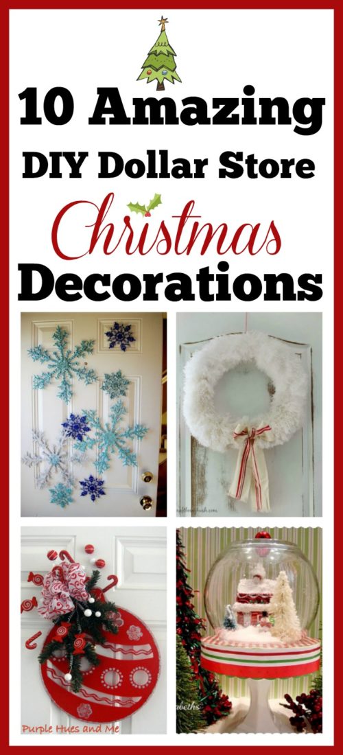 12 DIY Dollar Store Holiday Decorations