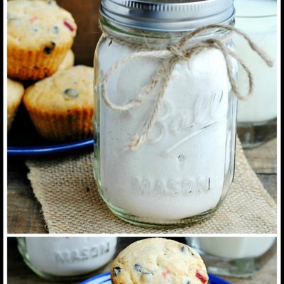 All Purpose Homemade Muffin Mix Recipe| Replace your store bought muffin mixes. You'll save money & it's healthier for you. No weird ingredients, plus you can add in whatever you like - fruit, chocolate chips, nuts, anything!