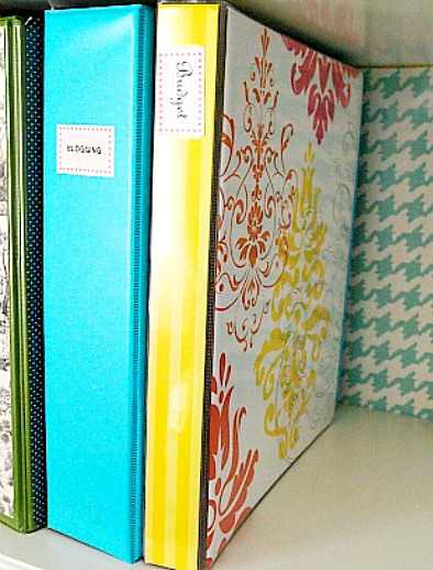 Organizing with binders! A home management binder stores everything you need for managing your home in one convenient place. Here's how to use one to stay organized