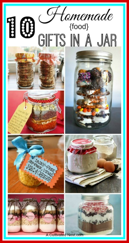 10 Homemade Gifts (food) In A Jar