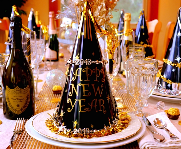 New Year's Eve Tablescape