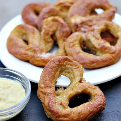 Delicious homemade pretzels
