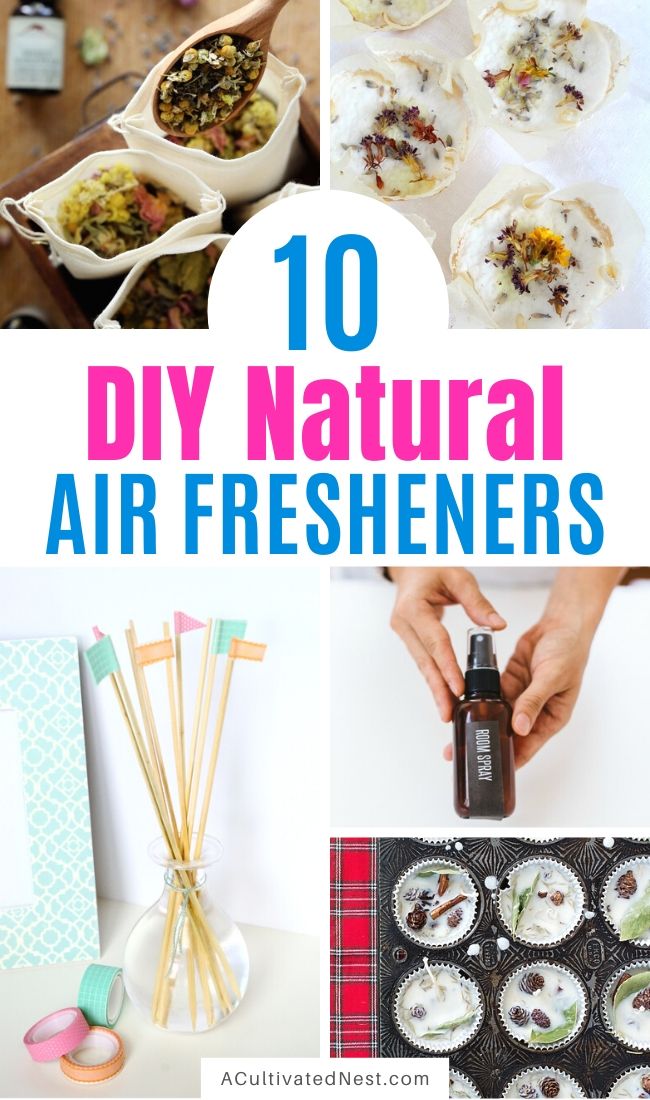 10 Natural Ways To Make Your Home Smell Amazing- You don't need to buy spray air fresheners to have your home smell nice. Instead, try these DIY natural ways to make your home smell amazing! | #airFreshener #homemade #DIY #diyAirFresheners #ACultivatedNest