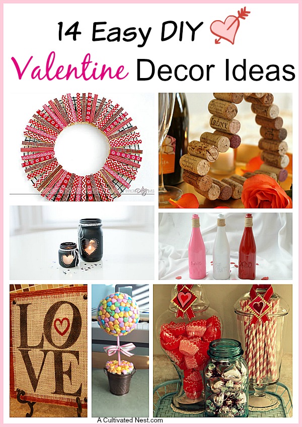 14 Easy DIY  Valentine s Day Decoration Ideas 