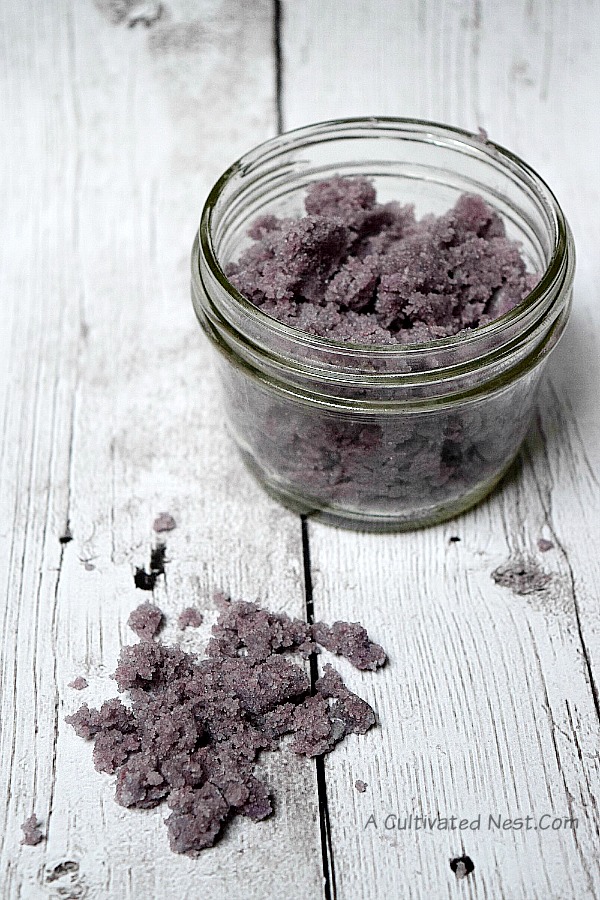 This DIY Lavender body scrub only requires 5 ingredients and makes a great present or perfect for pampering yourself. Smells fantastic and leaves your skin super soft!