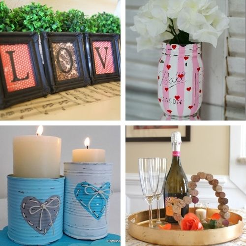 14 Easy Valentine Decor DIY Projects- If you want to decorate your home for Valentine's Day on a budget, you'll love these14 easy DIY Valentine's Day decoration ideas! | #ValentinesDay #ValentinesDecor #DIY #ValentinesCrafts #ACultivatedNest