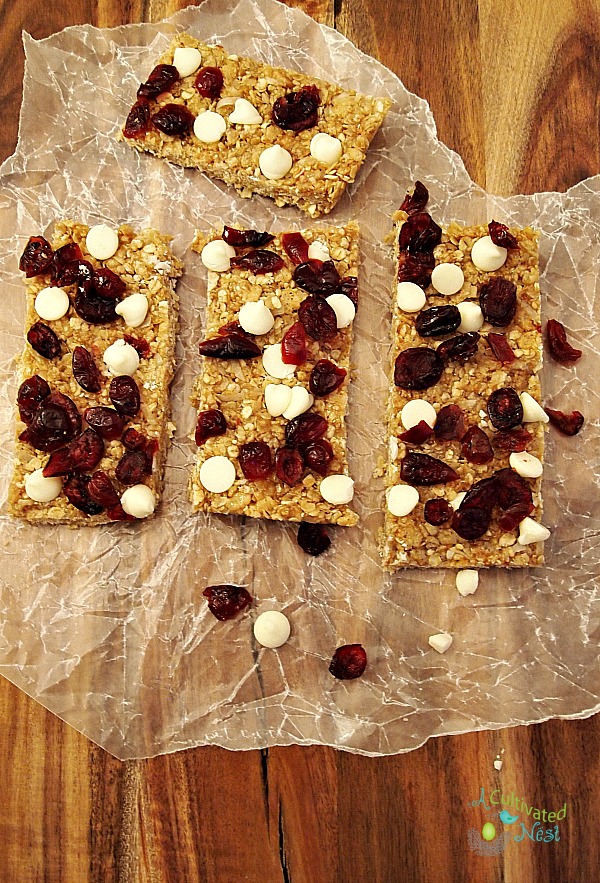 No bake granola bars