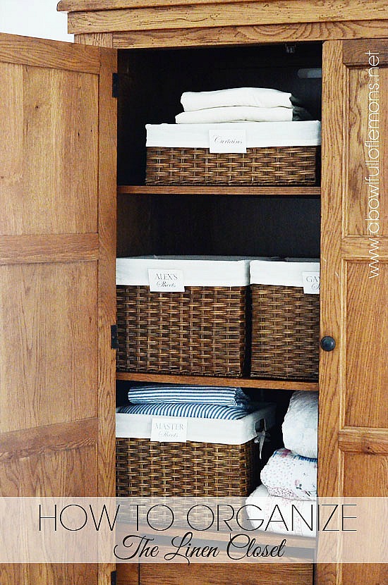 21 Ways to Beautifully Organize With Baskets • Organizenvy