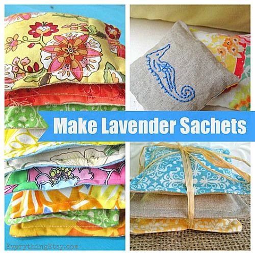 DIY Lavender Sachet  Great Beginner Sewing Project - The Everyday