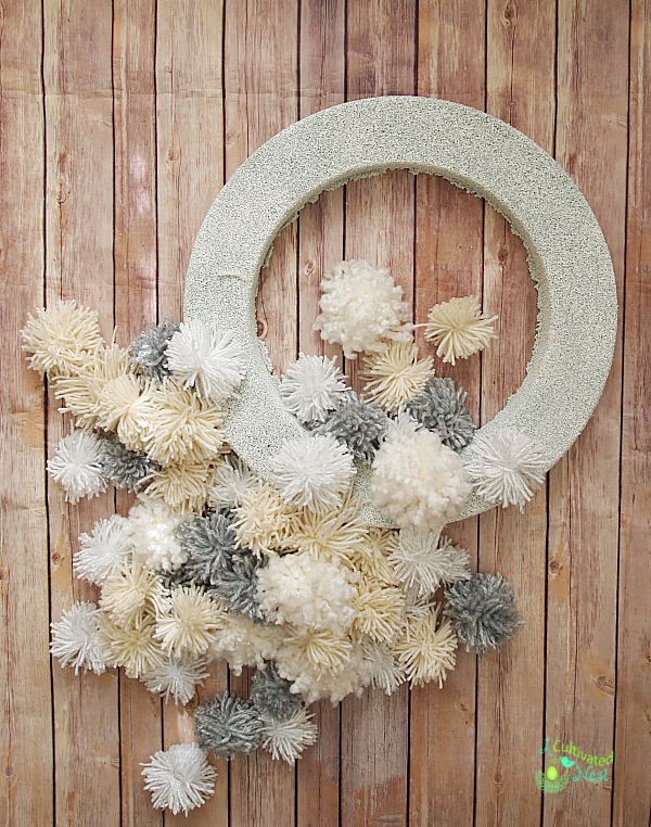 pickles pompom wreath