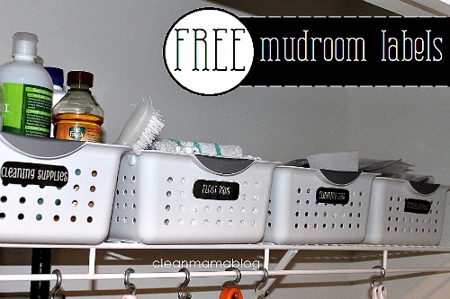 Free Printable Labels for Home Organization- It's easy to organize your home if you have these free printable labels! Use them to organize your bins, baskets, jars and boxes and create a beautifully organized home! | organize your pantry, organize your linen closet, organize your food, organize your home office, organize your garage, #freePrintable #organizing #organization #organize #labels #printable #homeOrganization