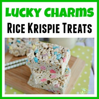 Lucky Charms Treats- St. Patrick's Day Rice Krispies