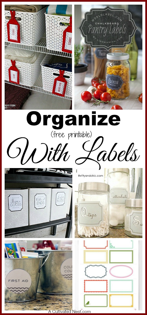 Download These Free Printable Jar Labels to Organize Your Kitchen Pantry -  Brit + Co