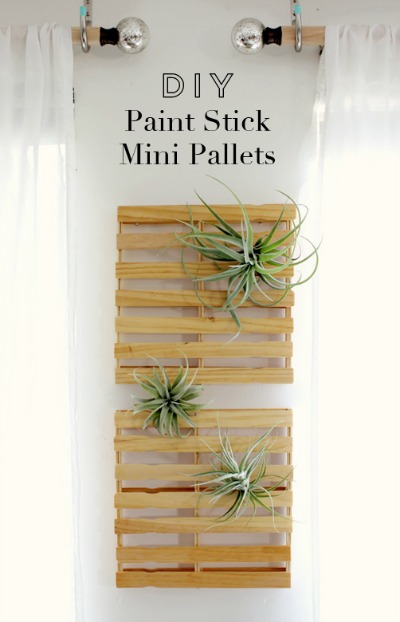 15 Easy Paint Stir Stick Crafts- If you want some new home décor, check out these paint stir stick projects for some cute, easy, and inexpensive craft ideas! | #crafts #diyProjects #diy #crafting #ACultivatedNest