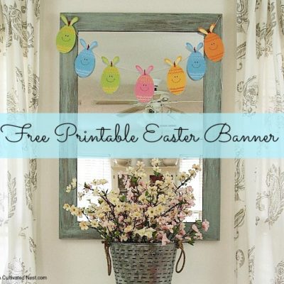 Free printable Easter Banner