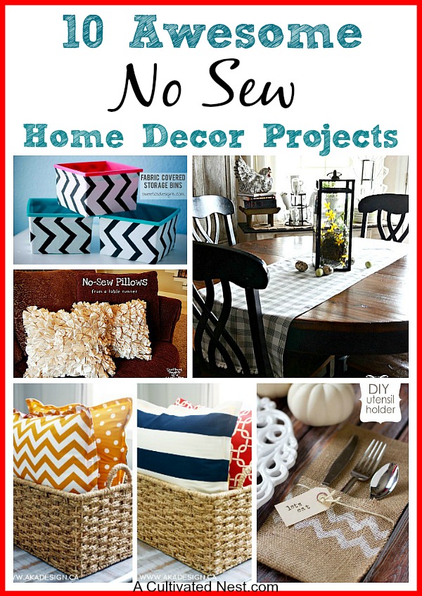 Easy No-Sew Round Seat Cushions - DIY Beautify - Creating Beauty