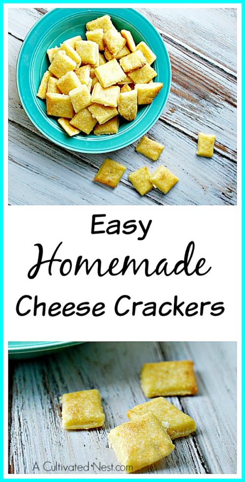 Homemade Cheese Crackers