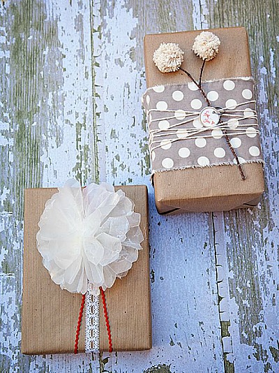 19 creative ways to wrap with brown paper