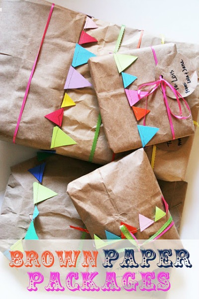 decorative kraft wrapping paper