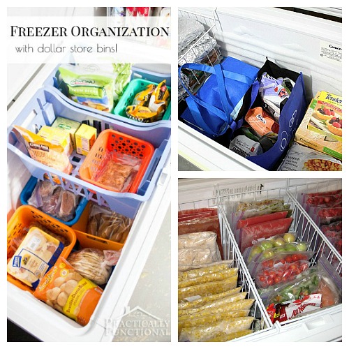 Organize Your Home: 9 Ideas For Organizing A Chest Freezer- What better way to start the new year than with an organized home? Check out these 20 articles to help organize your home for the new year! | organizing tips, organize your home in a weekend, organize, #organizing #homeOrganization #ACultivatedNest