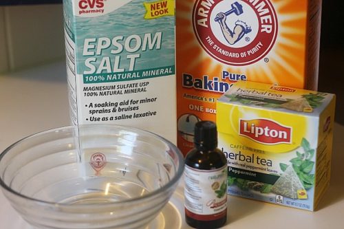 DIY Peppermint Foot Soak