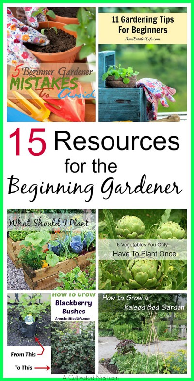 15 Resources For The Beginning Gardener