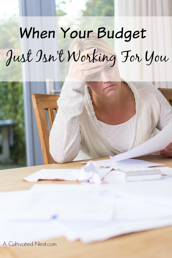 What to do if your budget isn't working for you