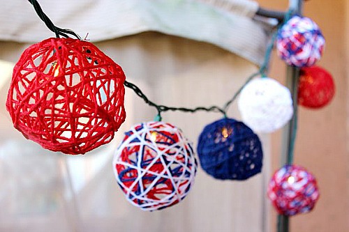 20 Creative Patriotic Decor Crafts- It's easy to add a patriotic touch to your home for Memorial Day, the Fourth of July, or just because. All you need to do is make one of these 15 patriotic DIY Home Decor Projects! There are so many great red, white, and blue projects to choose from! | #FourthOfJuly #MemorialDay #DIYProjects #crafts #ACultivatedNest