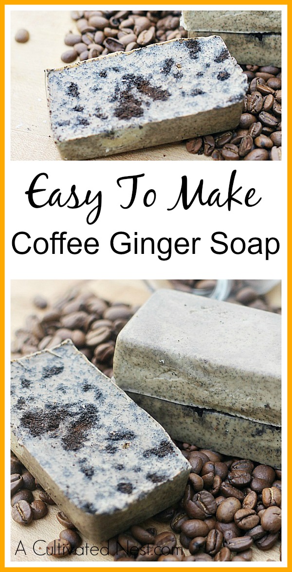 Homemade Coffee Ginger Soap