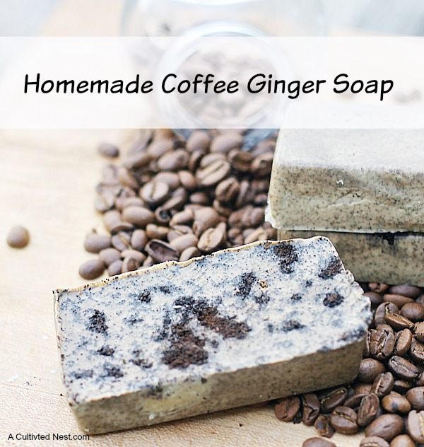 Handmade Ginger Soap, Ginger Soap