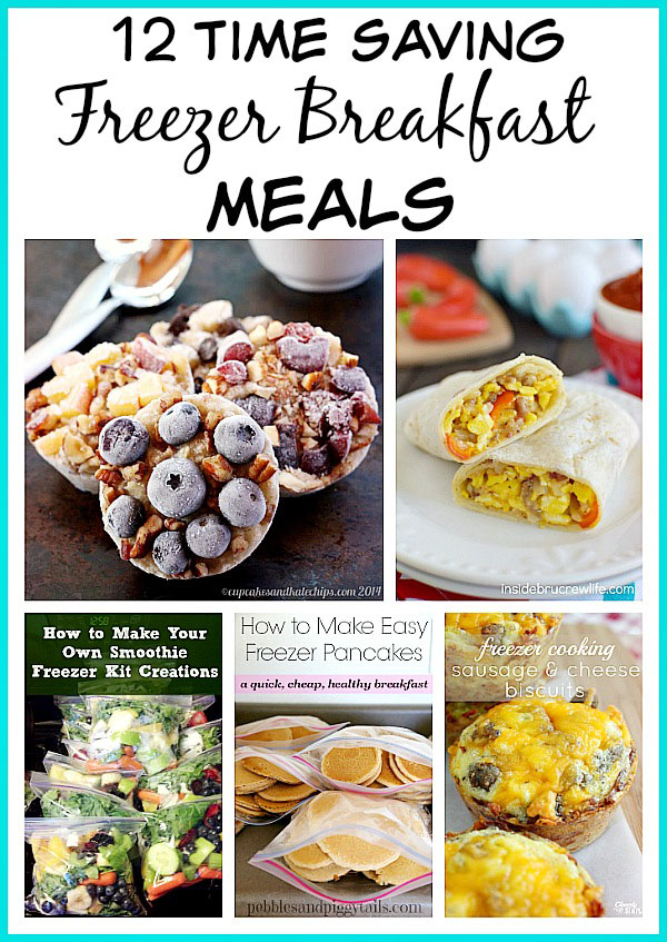 12 Time Saving and Delicious Breakfast Freezer Meal Recipes- If you want delicious meals without having to spend ages in the kitchen, then you need to check out these freezer meal recipes! | breakfast freezer meals, lunch freezer meals, dinner freezer meals, #freezerMeals #recipes #freezerCooking #dinnerRecipes #ACultivatedNest