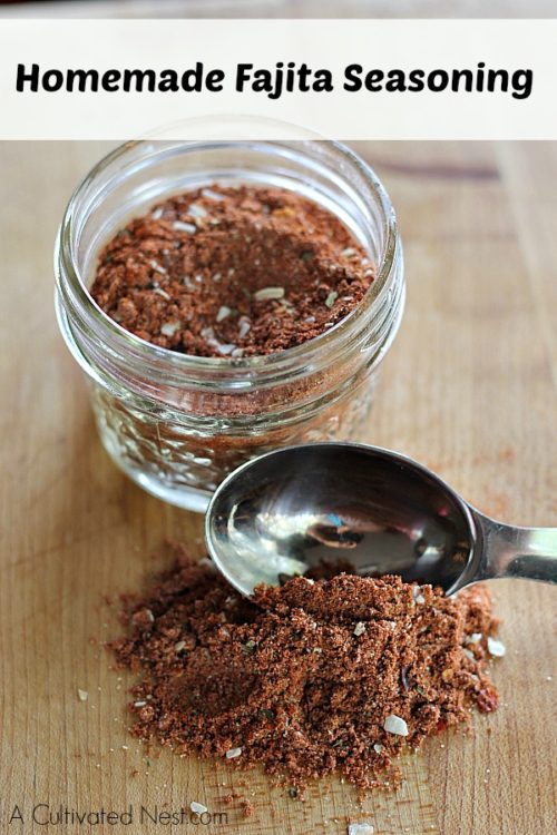 Easy To Make Fajita Seasoning Mix