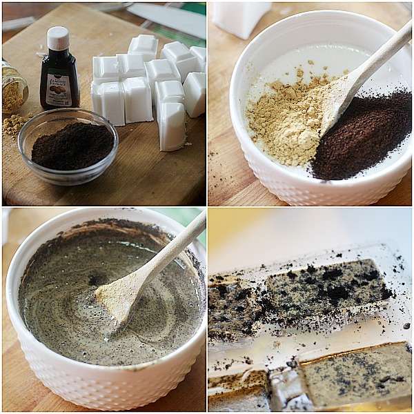 How to make coffee ginger soap